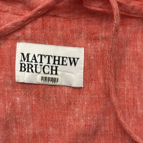 Matthew Bruch Linen Bikini Vest Top - Picture 7 of 7